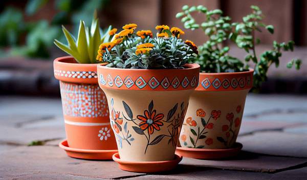 # Pots en terre cuite personnalisés - © FrankBoston - stock.adobe.com