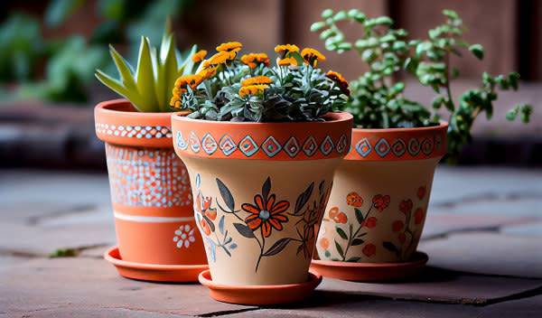 # Pots en terre cuite personnalisés - © FrankBoston - stock.adobe.com