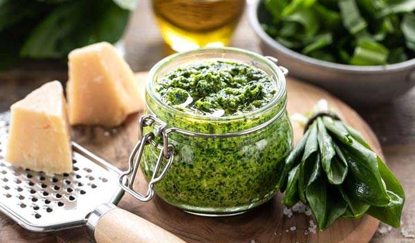 La recette du pesto à l'ail des ours