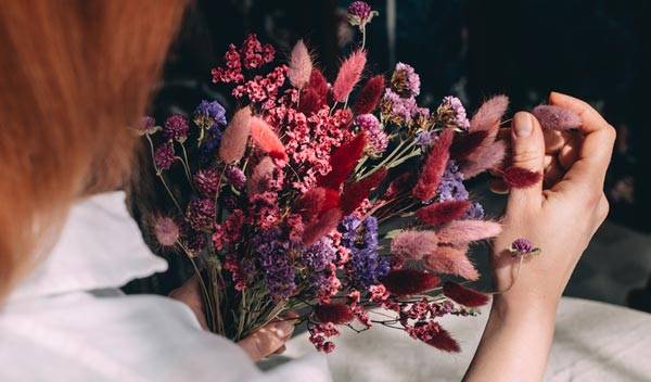 Idées de bouquet à faire avec des fleurs séchées 