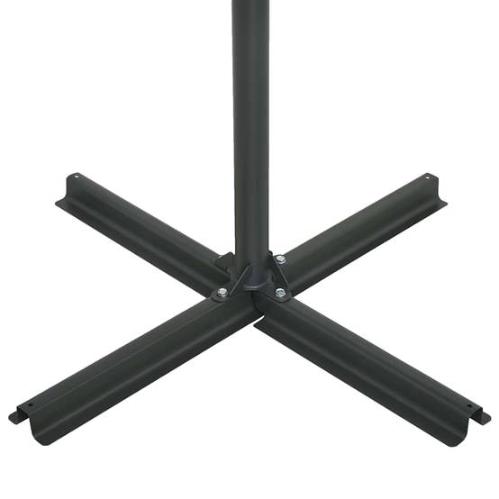 Vidaxl - Parasol d'extérieur et poteau en aluminium 460x270 cm Noir vidaXL 47302 - Imagen 8