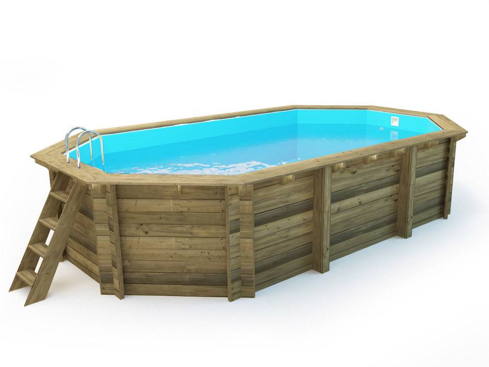 Habitat Et Jardin - Piscine Bois " Palma 130 " - 7.57 X 4.07 X 1.31 M -habitat Et Jardin - Imagen 2