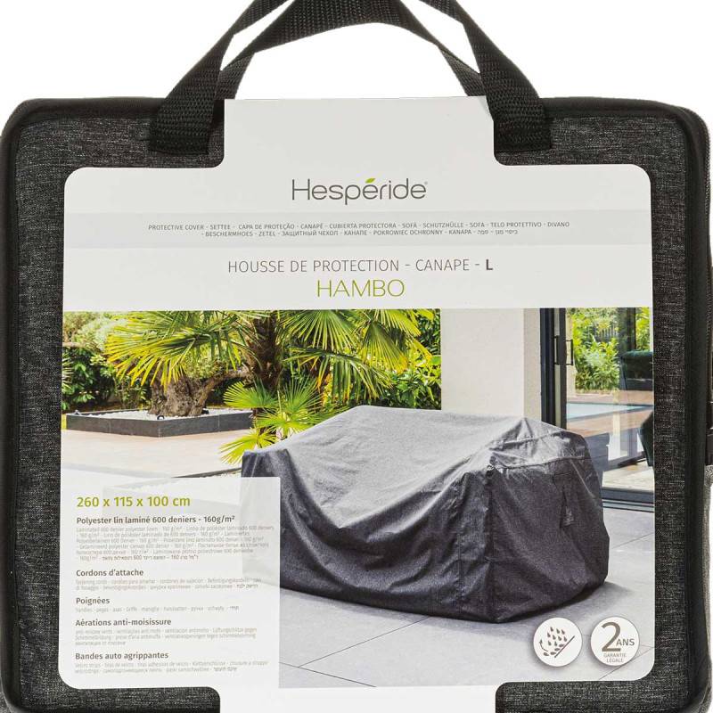 Hesperide - Housse de protection "Hambo" pour canapé L 260x115x100cm en polyester - Hespéride - Imagen 4