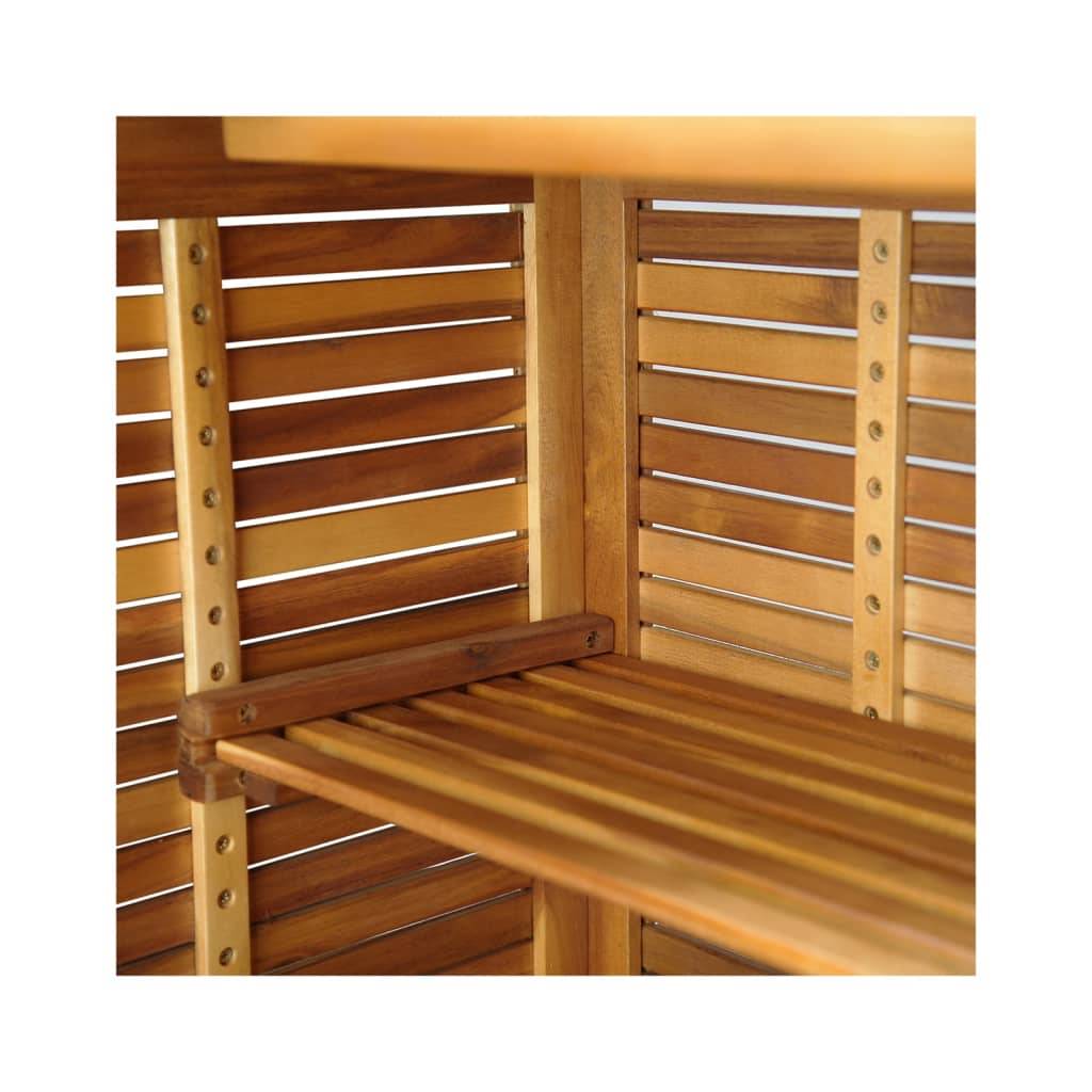 Vidaxl - Ensemble de bar de jardin 5 pcs Bois d'acacia massif vidaXL 3115997 - Image 4
