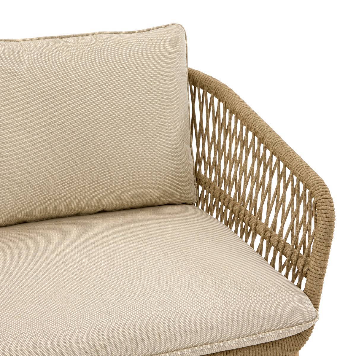 Hesperide - Canapé de jardin Orissa 2 places beige - Hespéride - Image 4