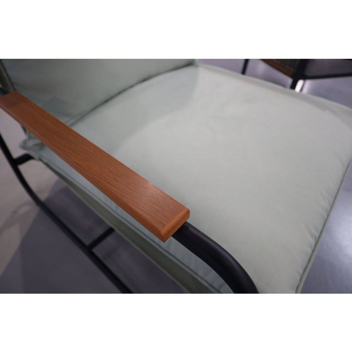 Pro Loisirs - Salon bas de jardin - Aluminium - Proloisirs - 4 personnes - Graphite - Coussins inclus - XERES SET - Image 4