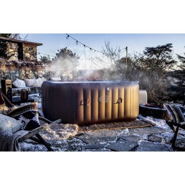 Bestway - Spa gonflable BESTWAY - Lay-Z-Spa Maldives - Hydrojets - 201x201x80 cm - 5 a 7 places - Carré (couverture, cartouche, 5 appuie- - Image 5