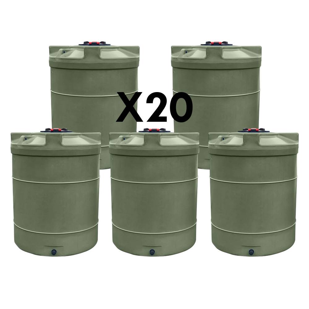 Plast'Up Rotomoulage - Cuve de stockage eau 3000l-lot de 10 - Image 2