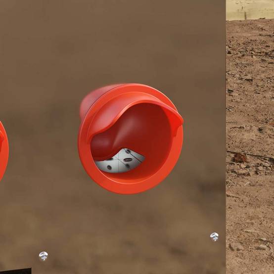 Mangeoire Poule Galvanisée Couvercle Verrouillable 25kg Argent - ComfortXL Outdoor Living - Image 3