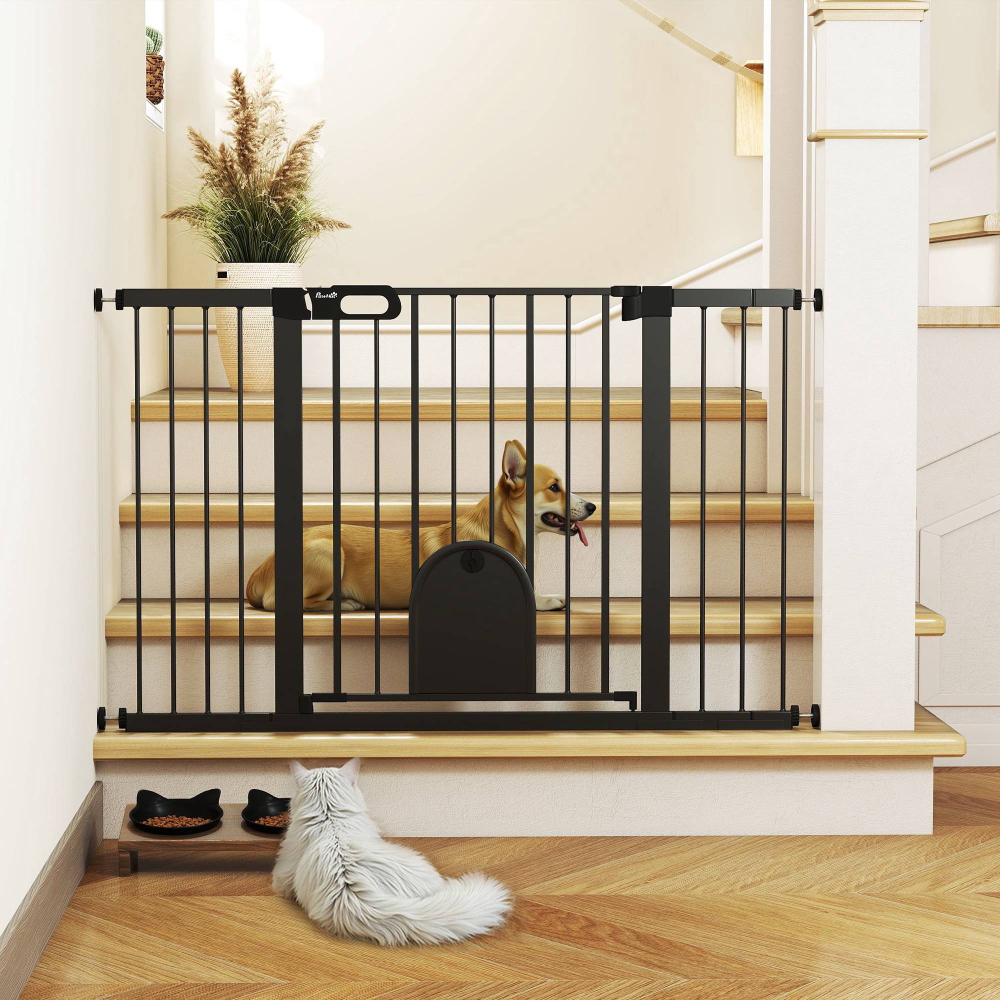 Sans Marque - Barrière de sécurité pour chien en acier - Image 4