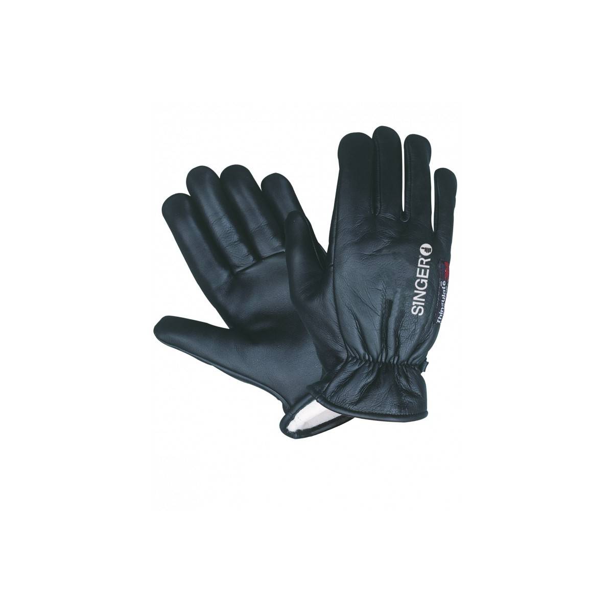 Gant hydrofuge ANTI FROID SINGER Taille 9 Cuir fleur de bovin Noire entièrement doublée Thinsulate - Imagen 2