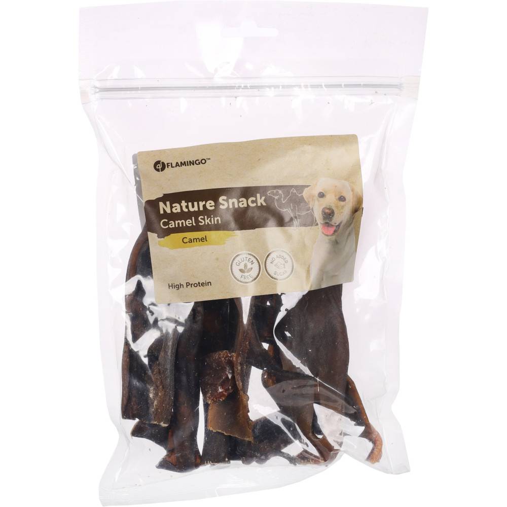 Flamingo - Friandises peau de chameau 200 g sans gluten sans sucre ajouté, pour chien - Imagen 3