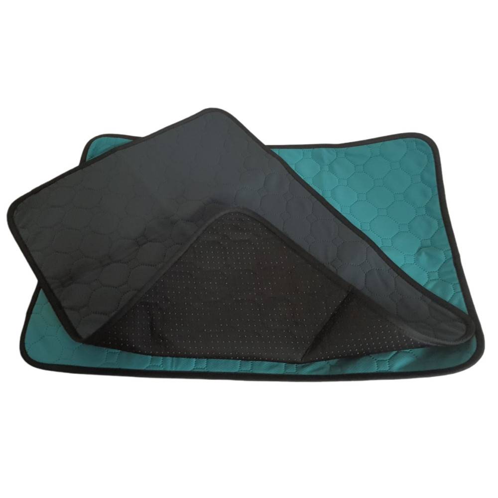 Animallparadise - 2 Tapis éducateur lavable et réutilisable, M 69 x 41.5 cm gris vert,  pour chien - Imagen 3