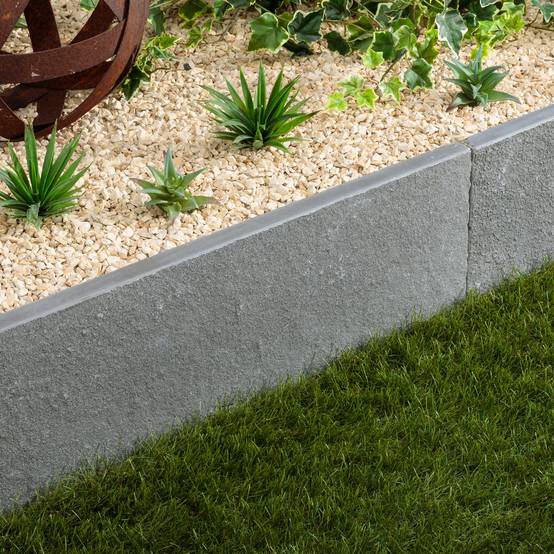 Bordure de jardin Pierre de Tandur Gris 100x30x3 cm (à l'unité) - RO'MA NATURE - Image 1