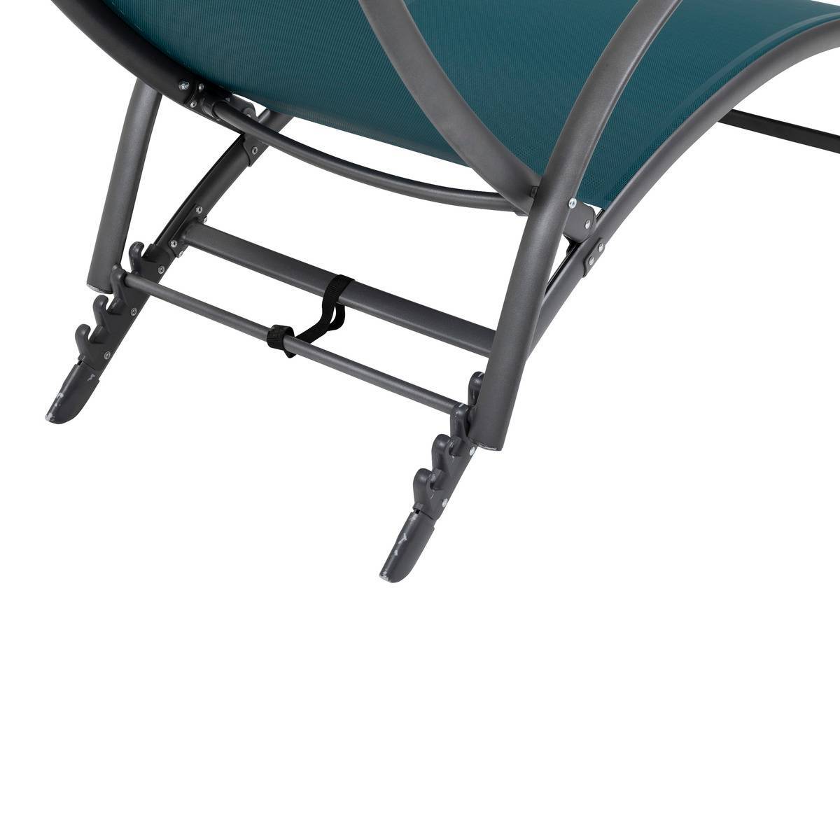 Hesperide - Transat "Samba" bleu canard & graphite en aluminium traité époxy Hespéride - Imagen 4