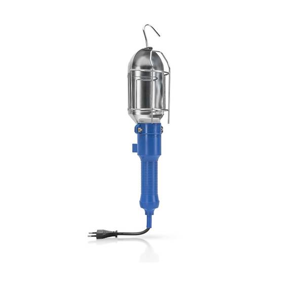 Lampe Baladeuse d'Atelier Embase métallique pour ampoule E27 cable 5 mètres - crochet acier ASLO - Image 2