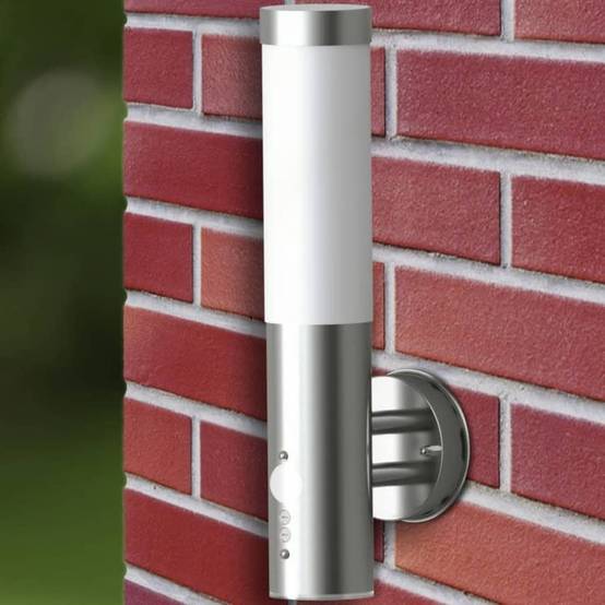 Applique murale extérieure - Éclairage de jardin avec capteur de mouvement inox g233 - Image 5