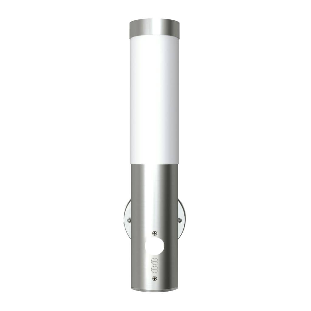 Applique murale extérieure - Éclairage de jardin avec capteur de mouvement inox g233 - Image 2