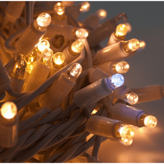 Guirlande lumineuse Noël 200 LED 20 mètres blanc chaud secteur - Maison Guirlande lumineuse Noël 200 LED 20 mètres blanc chaud secteur - Maison