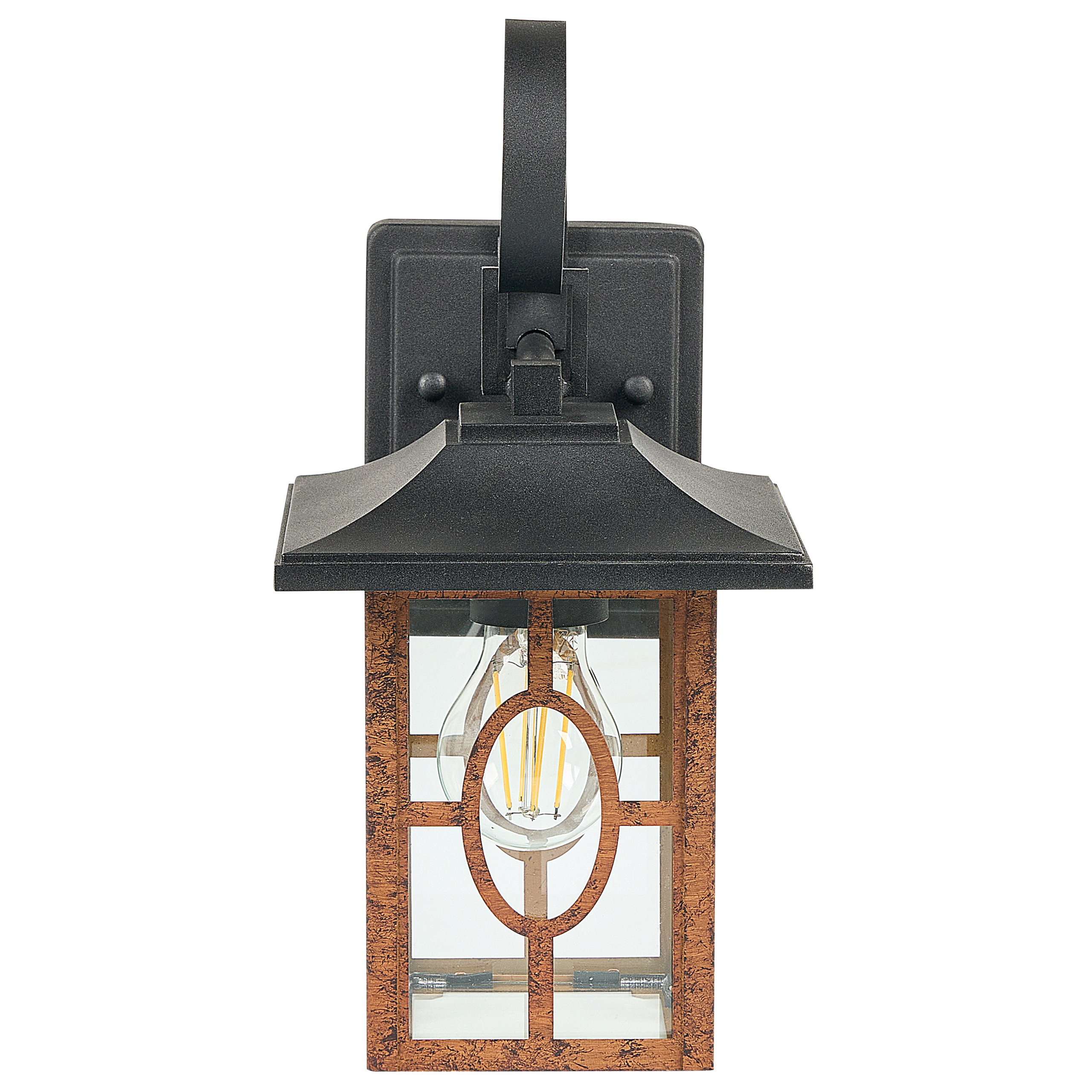 Beliani - Lampe murale pour l'extérieur Verre Marron SHAGGIE - Beliani - Imagen 4