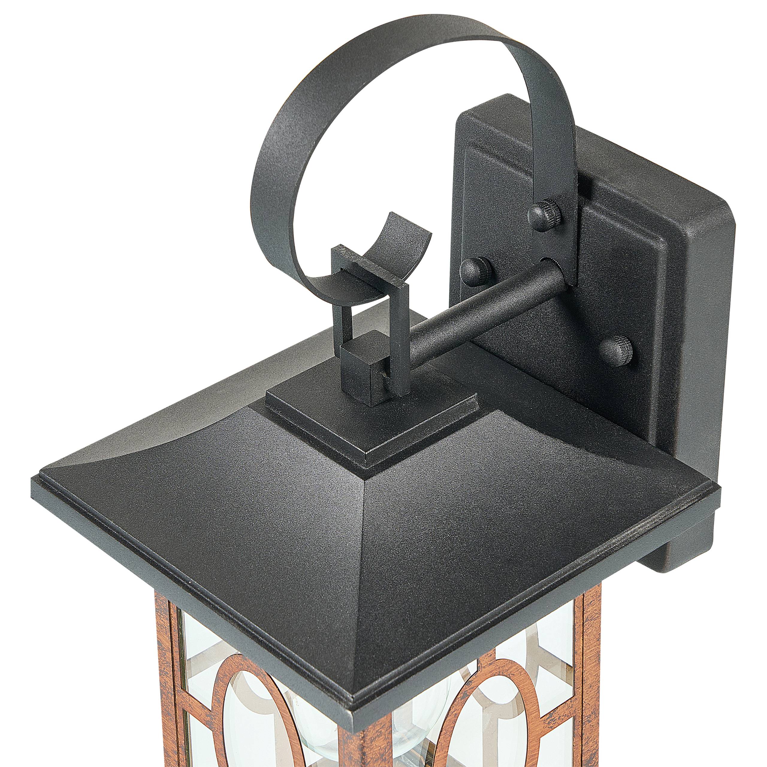 Beliani - Lampe murale pour l'extérieur Verre Marron SHAGGIE - Beliani - Imagen 7