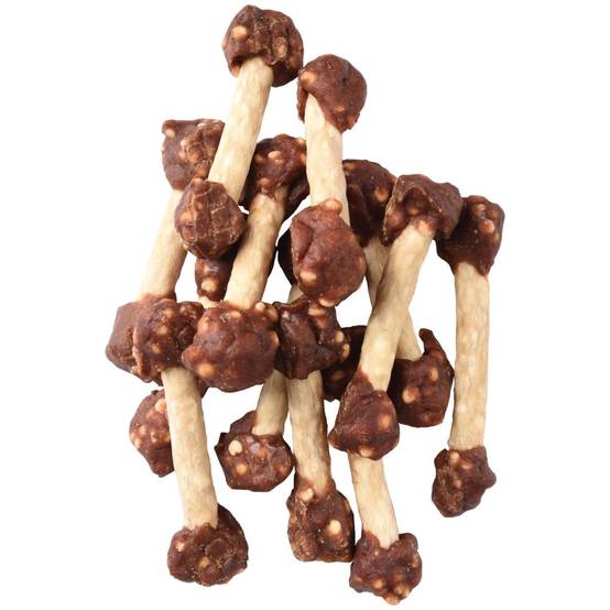Friandise riz et agneau haltère Hapki BBQ pour chien 150 g sans gluten. - Image 1