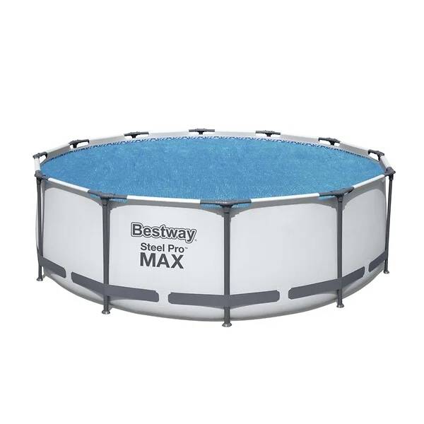Bestway - Bâche solaire diamètre 356 cm piscine hors sol ronde diam 366 cm - Image 1