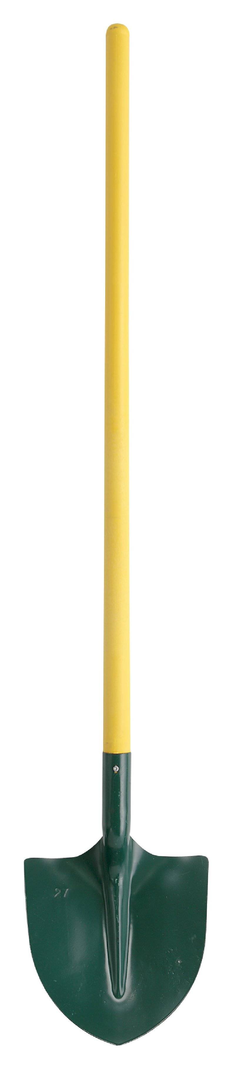 Pelle ronde tôle 27 cm manche Compositube 117 cm - Leborgne