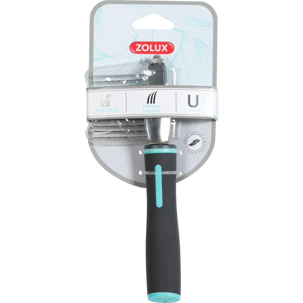 Zolux - Peigne démêloir 19 cm, 12 lames pour chien. - Imagen 3