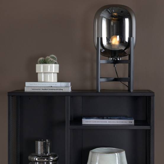 Venture Home - Lampe à poser noir en acier et verre Altair - Image 8