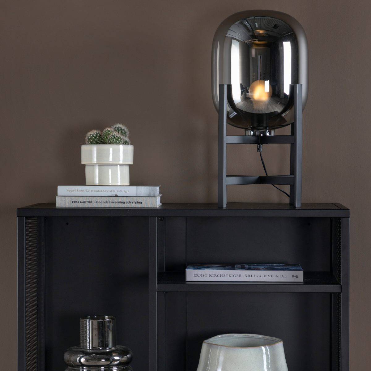 Venture Home - Lampe à poser noir en acier et verre Altair - Image 8