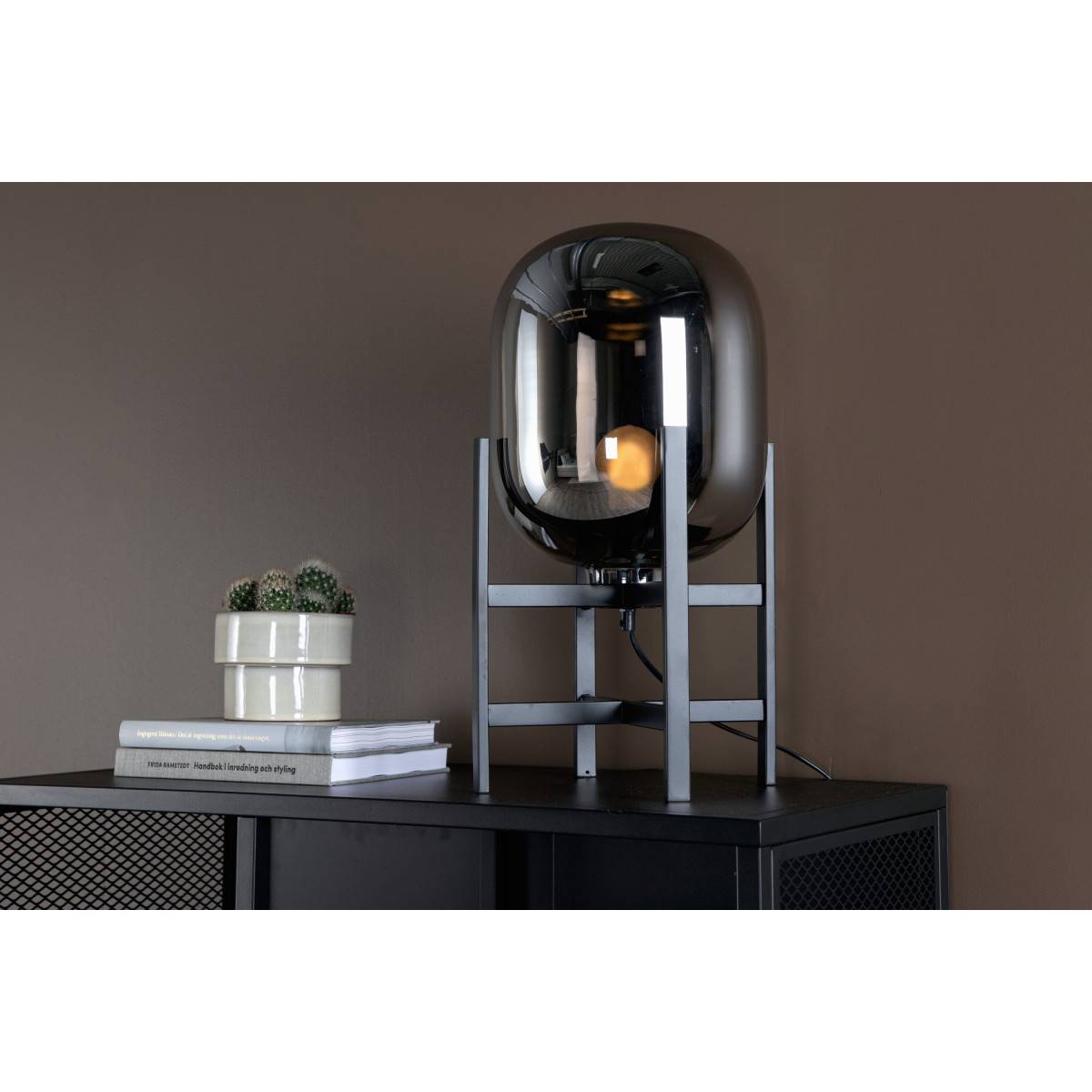 Venture Home - Lampe à poser noir en acier et verre Altair - Image 10