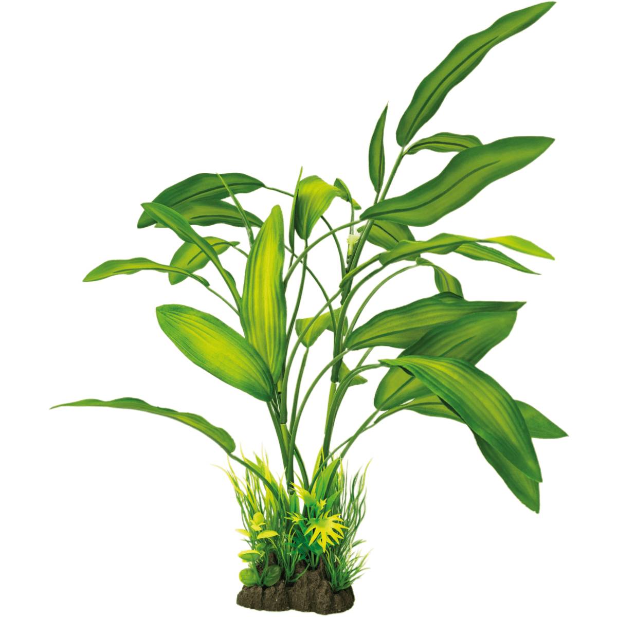 Superfish - Plante artificielle Cryptocoryne plastique vert 40 cm - SUPERFISH