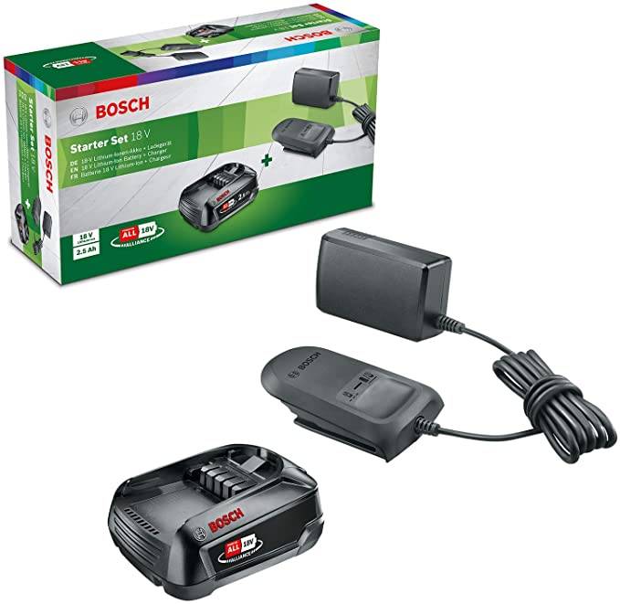 Bosch Vert - Pack Batterie 18V 1 batterie 2,5 Ah + chargeur AL1810CV BOSCH - 1600A01T9S