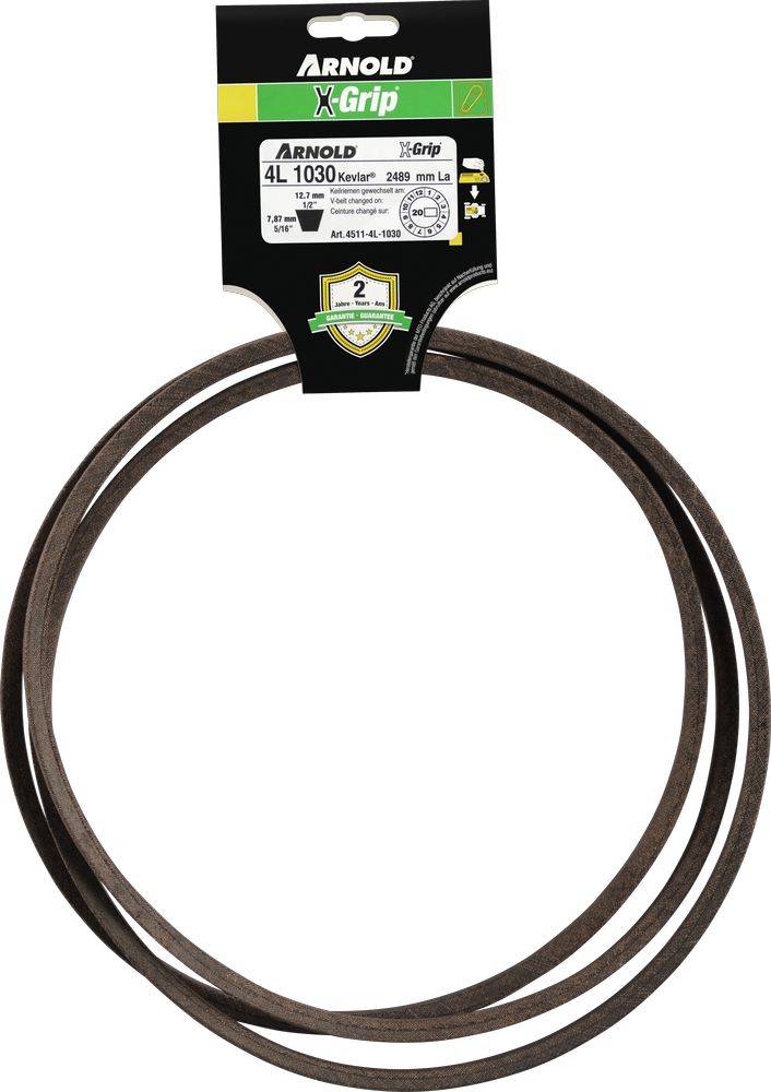 Arnold - Courroie trapézoïdale X-Grip V de type 4L1030 Arnold - Imagen 1