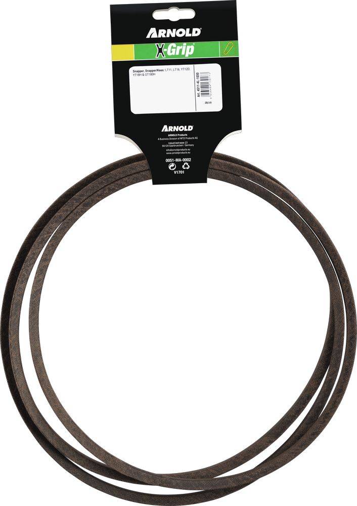 Arnold - Courroie trapézoïdale X-Grip V de type 4L1030 Arnold - Imagen 4