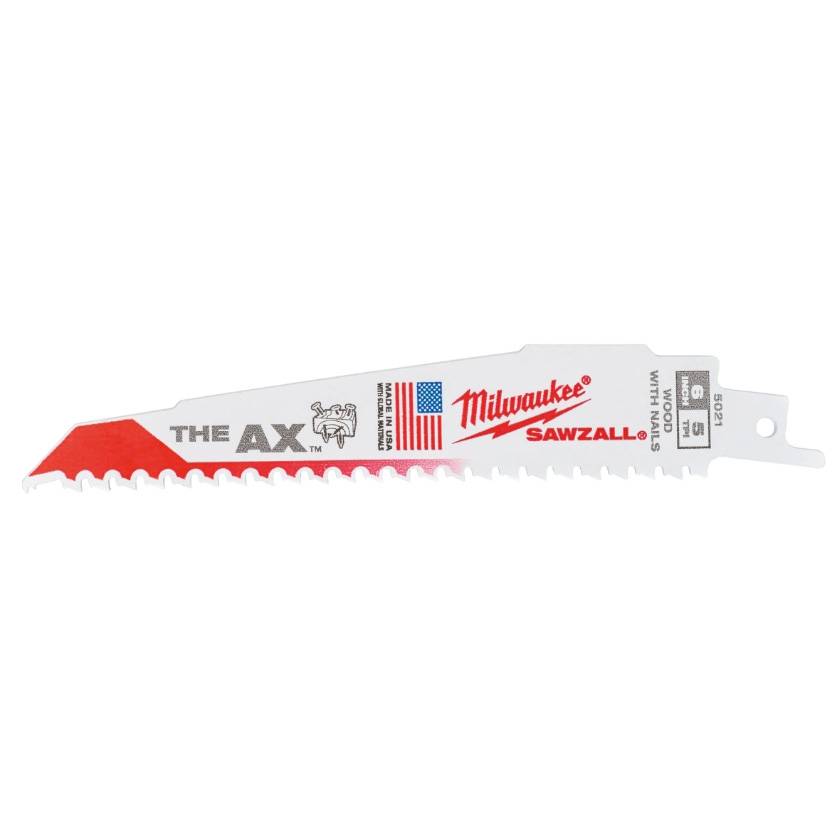 Lames pour scies sabre Sawzall 150mm - MILWAUKEE - bte 5 - 48475021