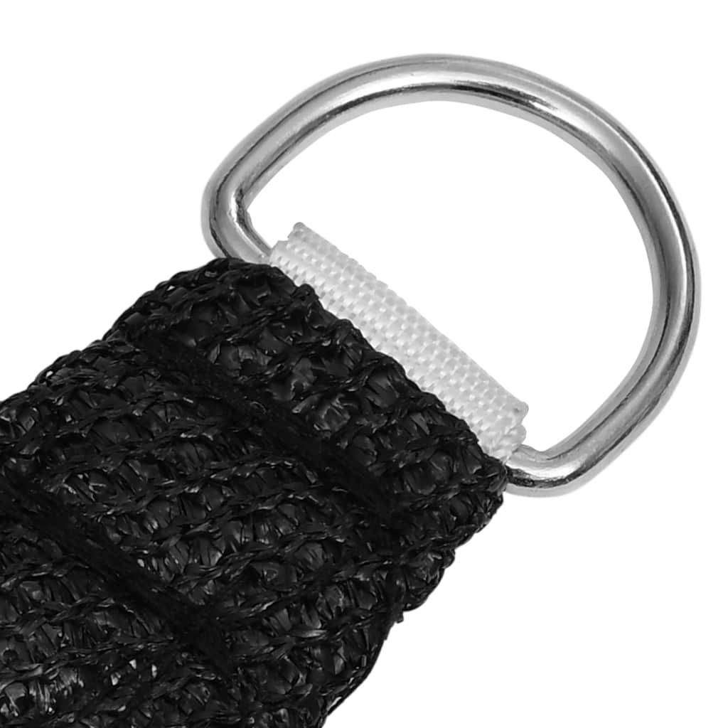 Helloshop26 - Voile d'ombrage 160 g/m² noir 4 x 4 m PEHD - Imagen 3