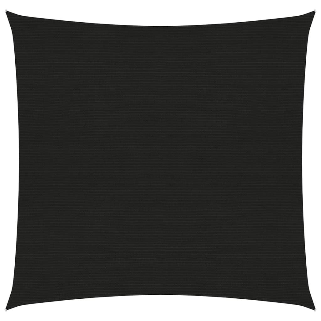 Helloshop26 - Voile d'ombrage 160 g/m² noir 4 x 4 m PEHD - Imagen 1