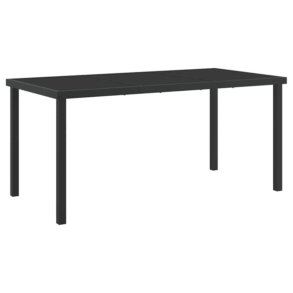 Vidaxl - Ensemble de salle à manger pour jardin 7 pcs Noir polyrotin vidaXL 3379706 - Image 6