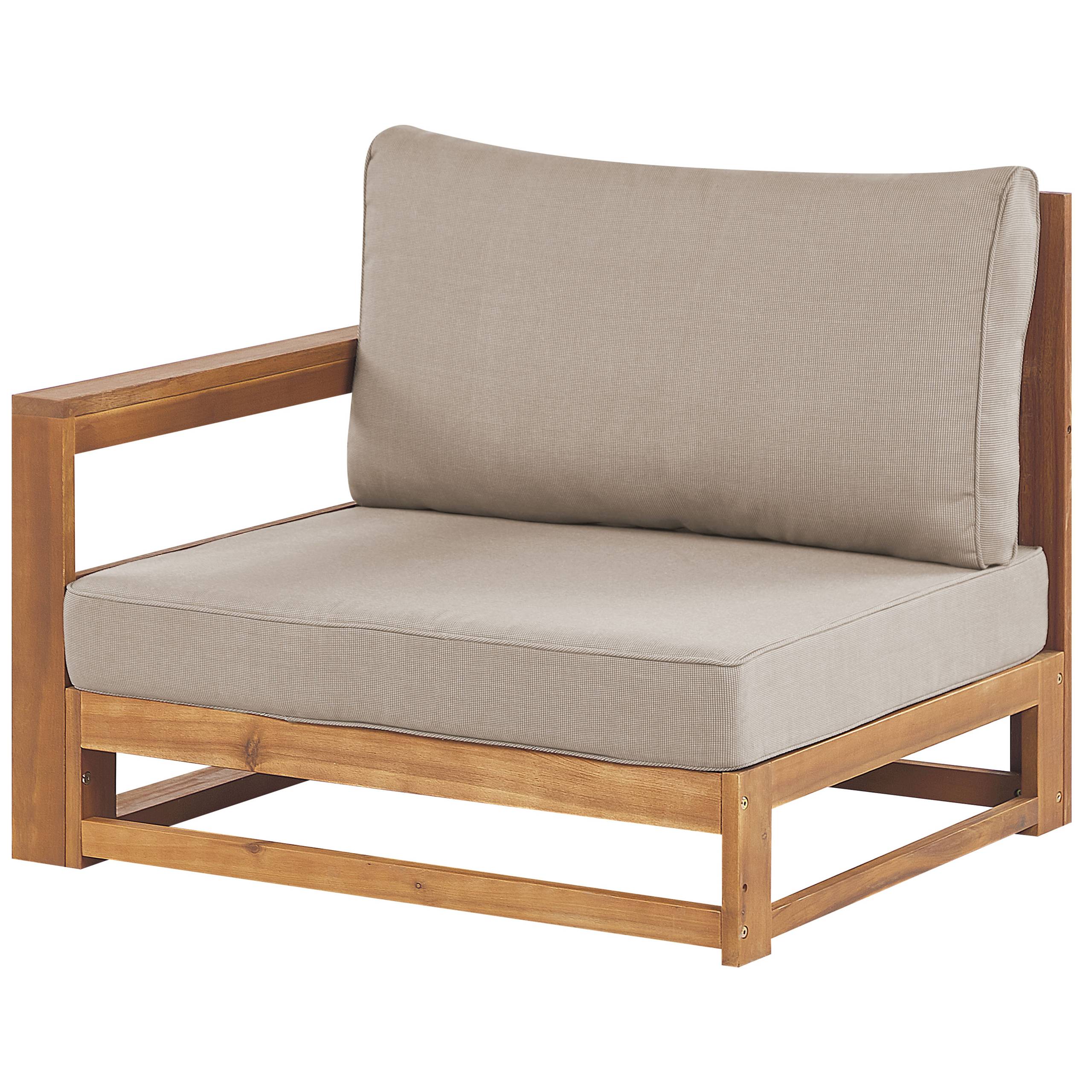 Beliani - Set de jardin, 5 Personnes Bois d'acacia certifié Marron clair TIMOR - Beliani - Imagen 6