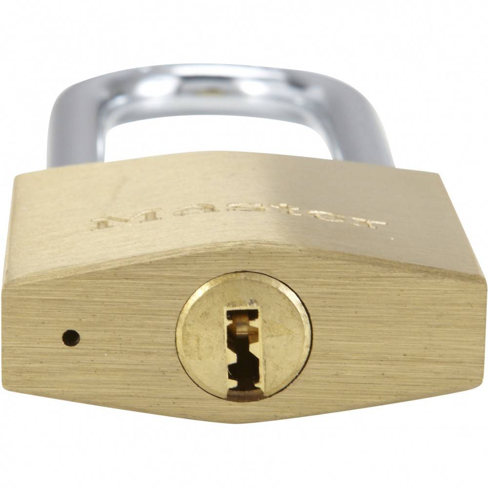 Master Lock - Cadenas à clé MASTERLOCK laiton, l.40 mm - Image 2