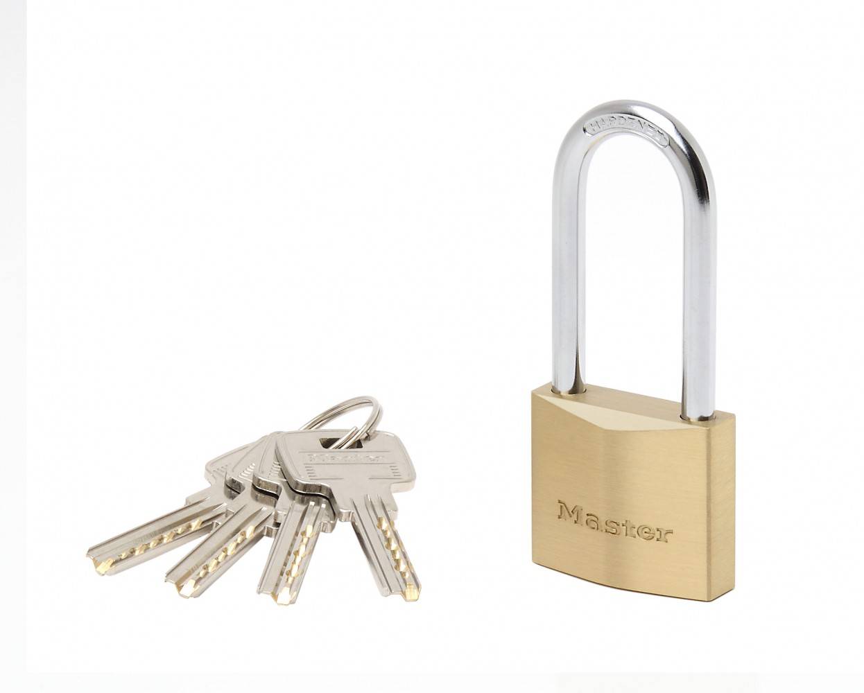 Master Lock - Cadenas à clé MASTERLOCK laiton, l.40 mm