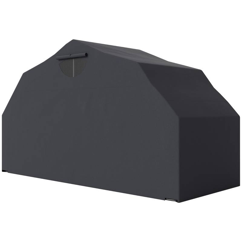 Housse moto XXL 345x135x191cm noire imperméable et hivernale, protection extérieure - Image 1