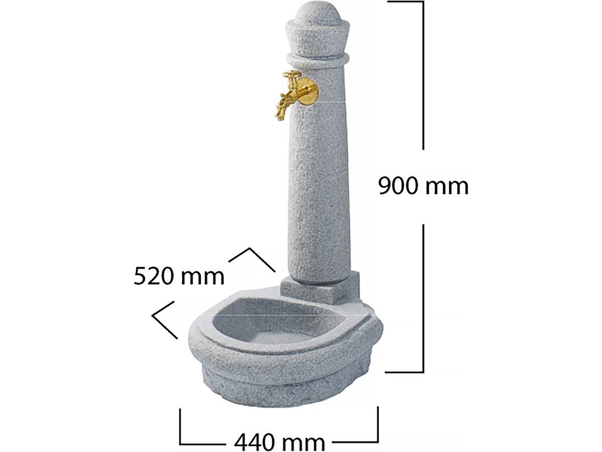 Fontaine "venezia" - Gris Clair - 90 X 44 X 52 Cm -garntia - Image 3