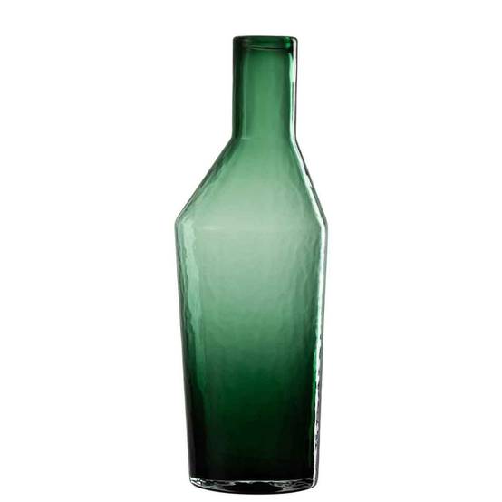 Vase Bouteille en Verre "Sigma" 35cm Vert