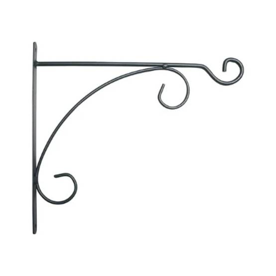 Louis Moulin - Louis Moulin Potence fer rond Anthracite 32x30 cm - Image 1
