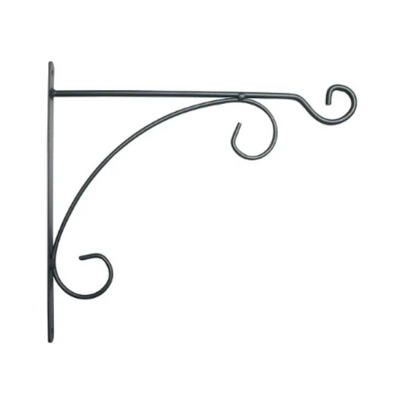 Louis Moulin - Louis Moulin Potence fer rond Anthracite 32x30 cm - Image 1