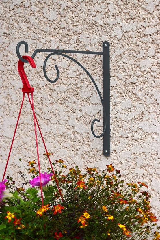 Louis Moulin - Louis Moulin Potence fer rond Anthracite 32x30 cm - Image 3