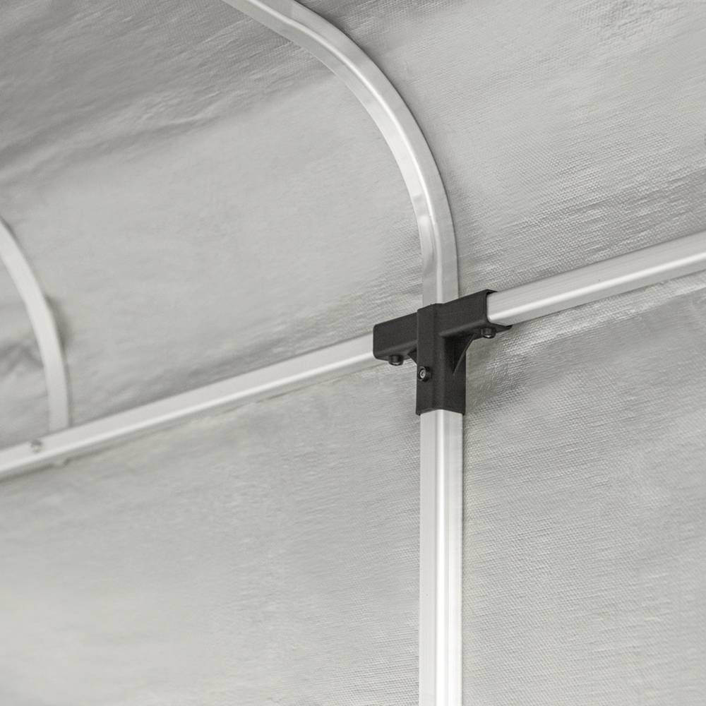 Abri de Jardin Abri de Vélo Argent L.219 x l.159 x H.165 cm SoBuy - Imagen 5